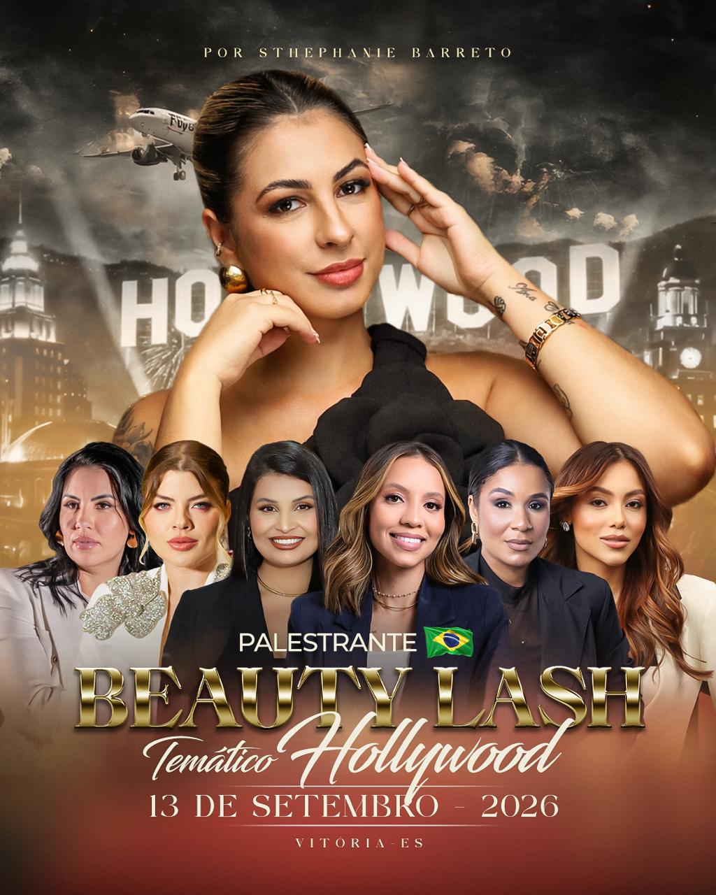Tapete vermelho e luzes douradas — Hollywood Experience